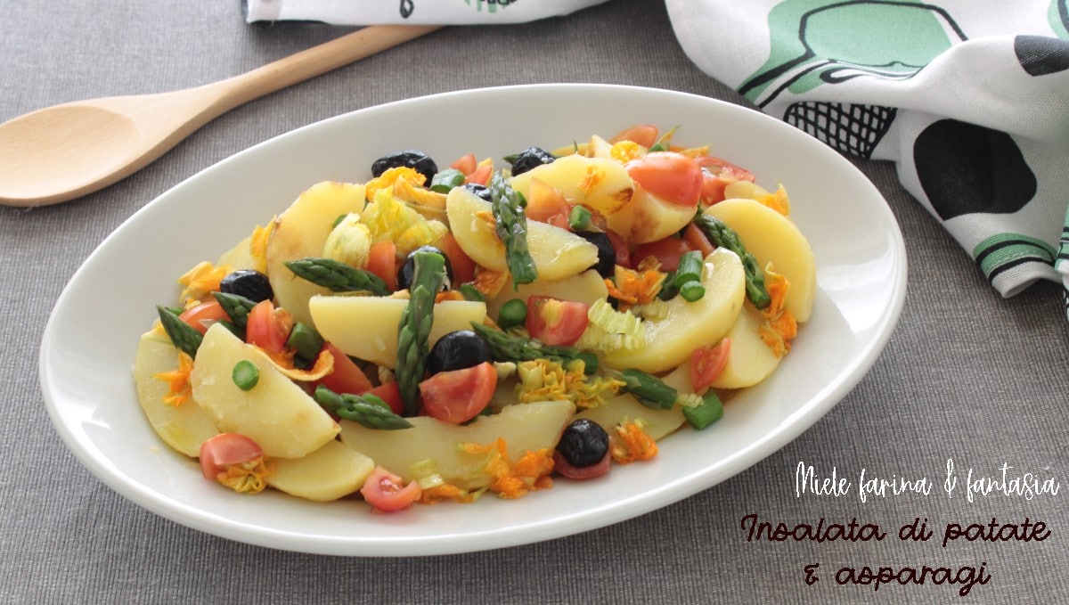 Ensalada de patatas y espárragos