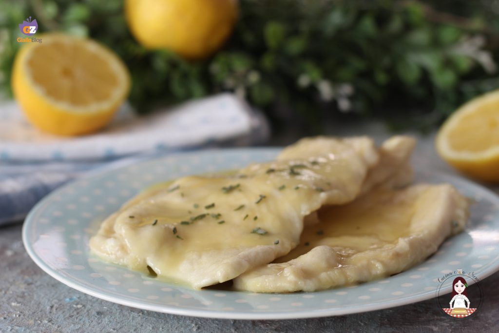Escalopes de pollo al limón