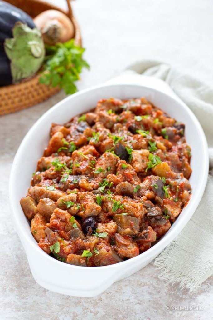 estofado de carne con berenjenas