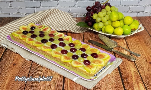 Tarta de frutas otoñal