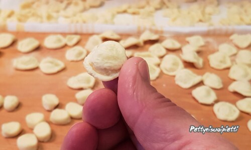 Orecchiette hechas a mano