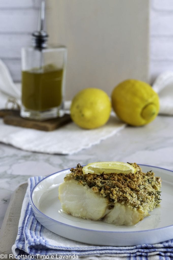 filetes de bacalao gratinados al limón