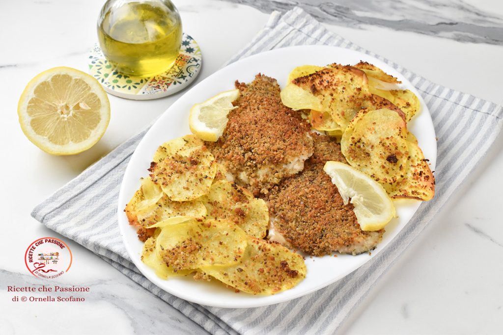 receta filetes de dorada gratinados con patatas