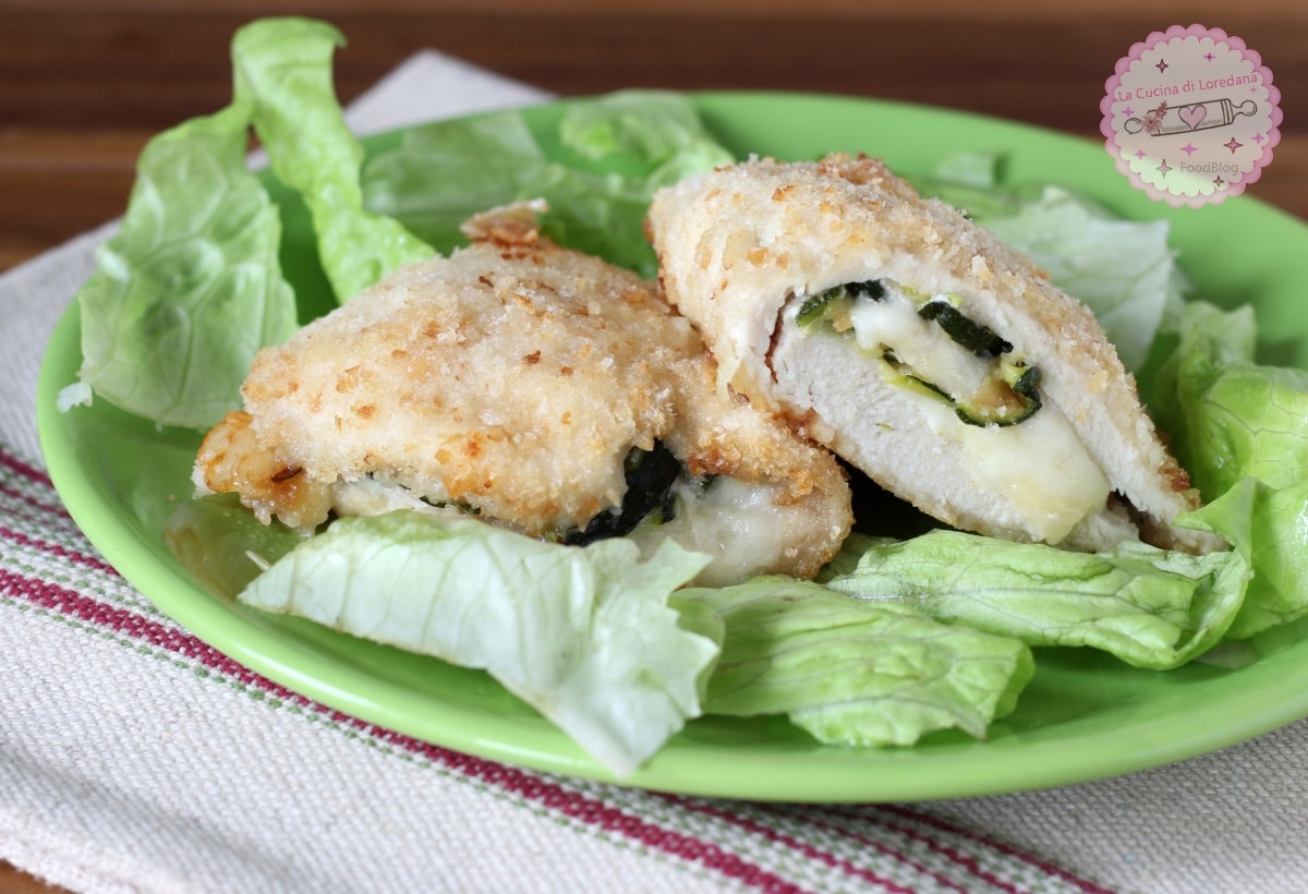 FILETES DE POLLO RELLENOS DE CALABACÍN el segundo plato sabroso y delicioso
