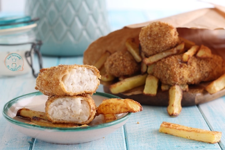Fish and chips en freidora de aire