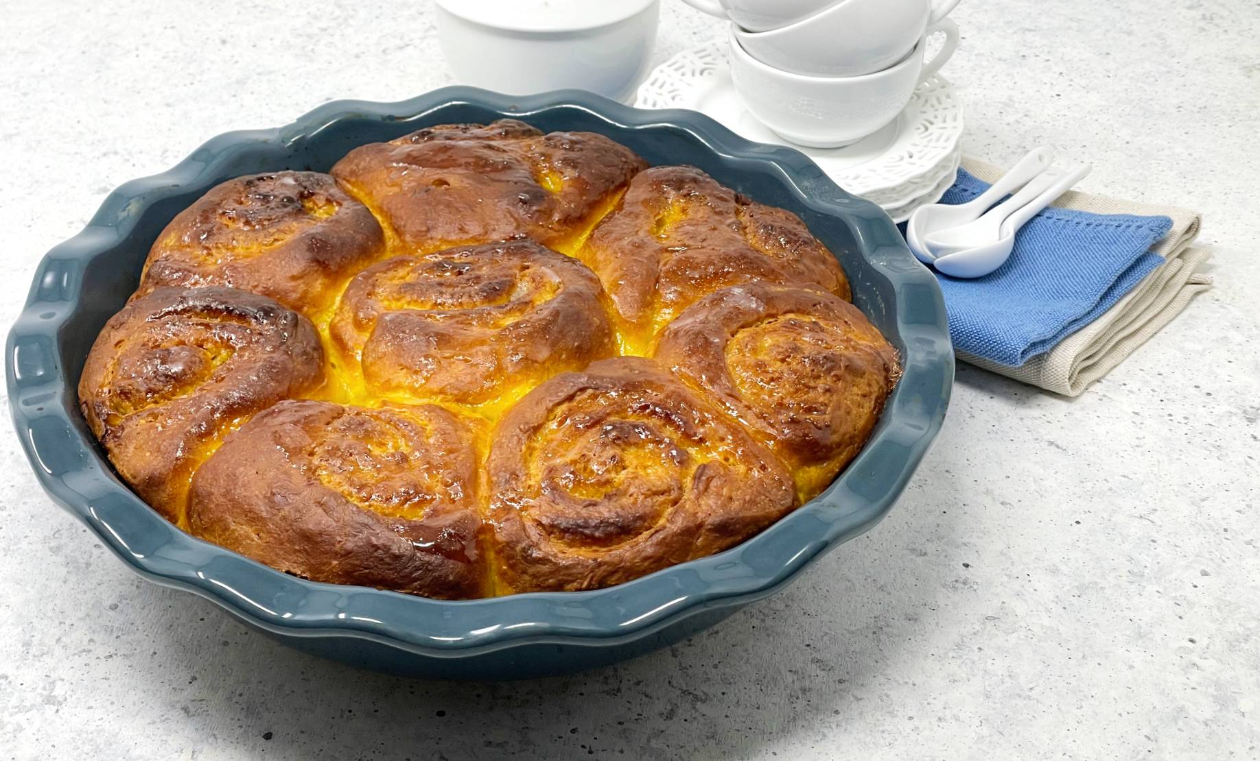 Focaccia dulce de calabaza