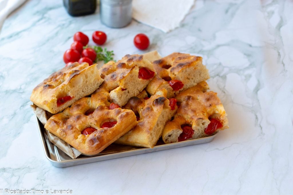 focaccia con harina russello