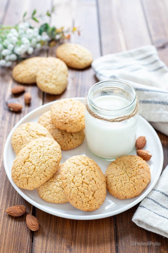 galletas integrales de almendra