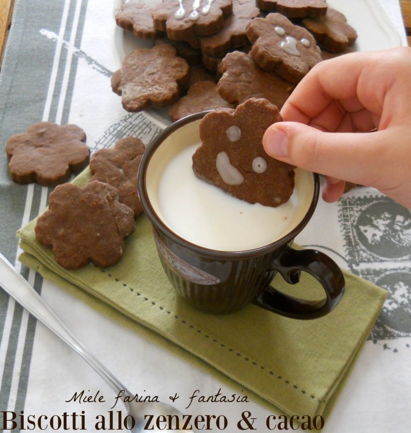 Galletas de jengibre y cacao