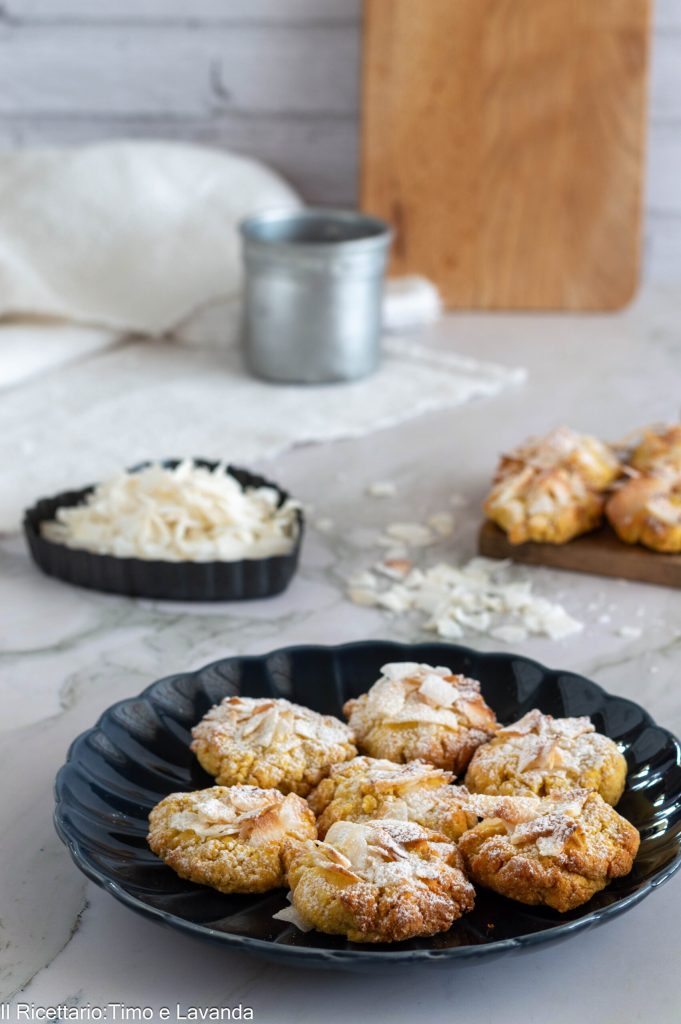 galletas de coco con harina de arroz
