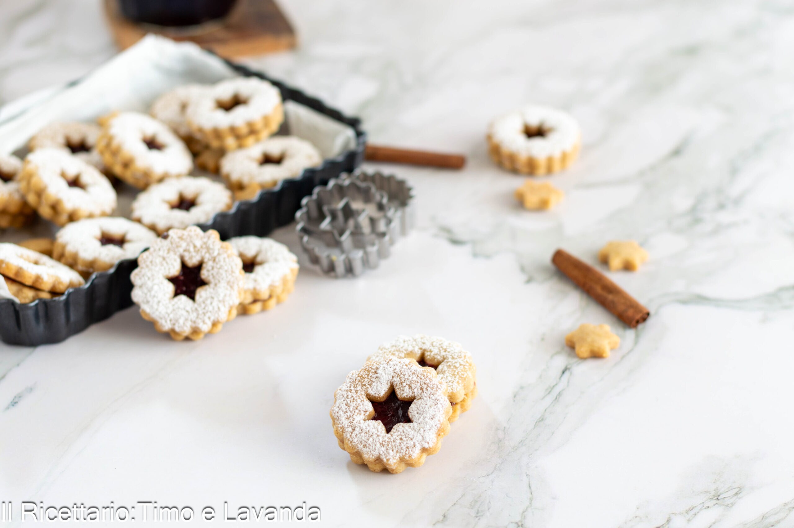 Galletas Linzer sin gluten