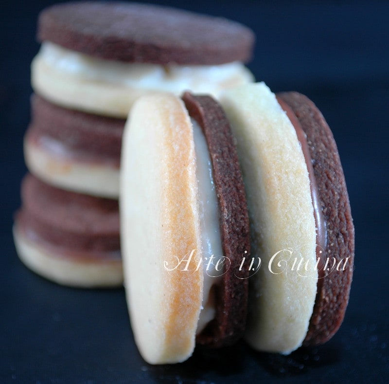 Galletas ringo de chocolate y crema