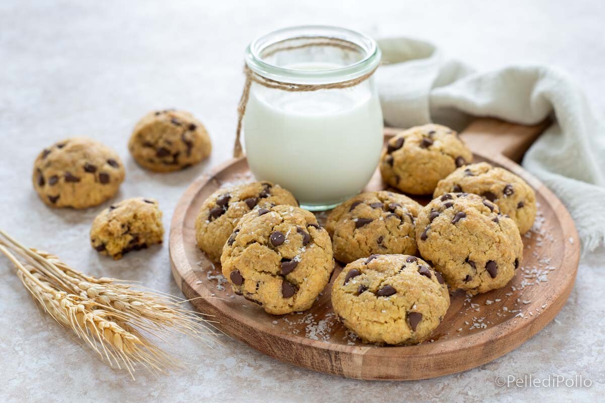 Galletas de avena con chocolate y coco
