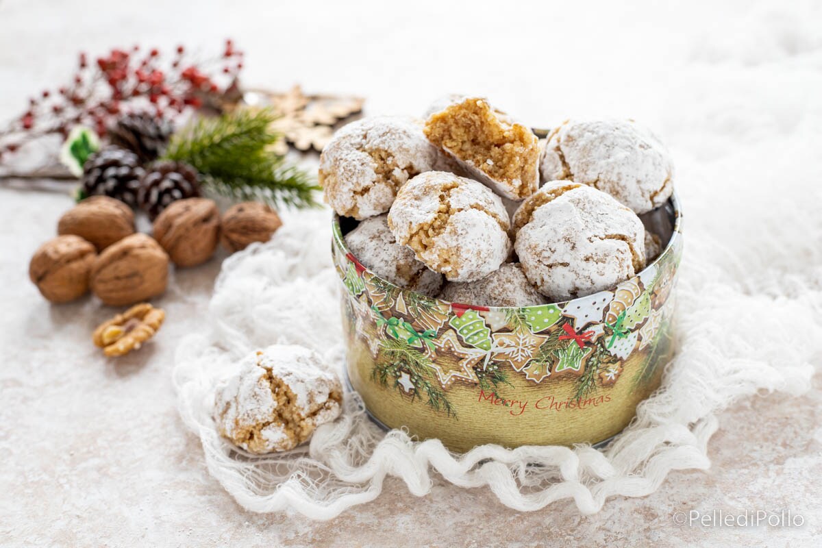 Galletas blandas de nueces