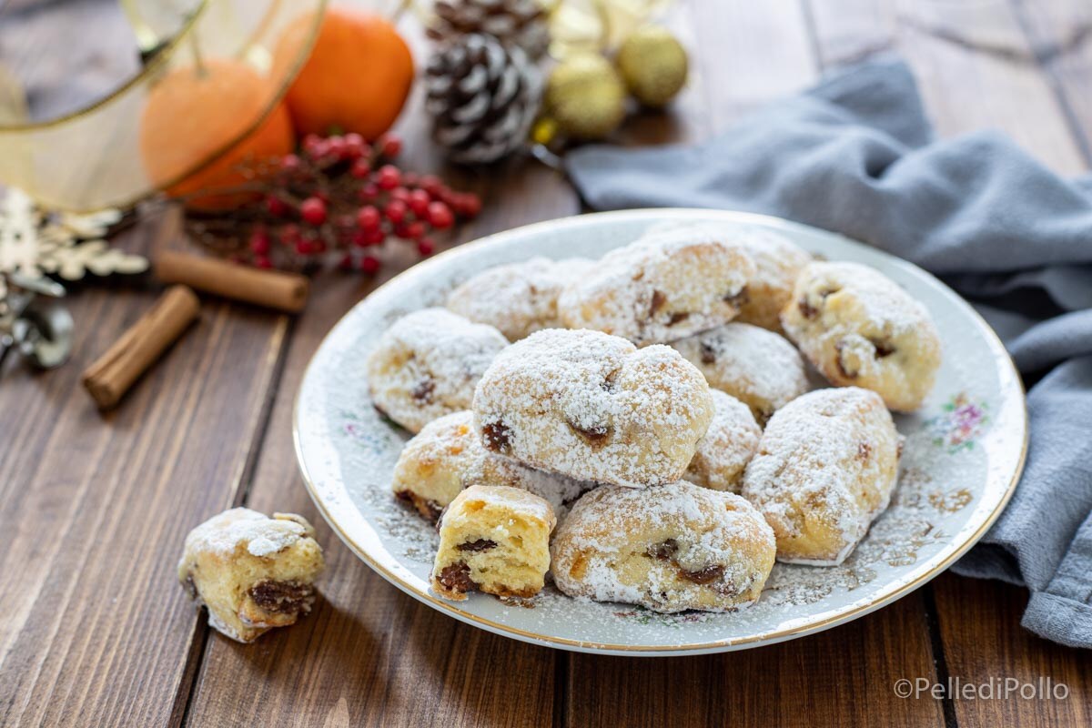 Galletas Stollen de Navidad