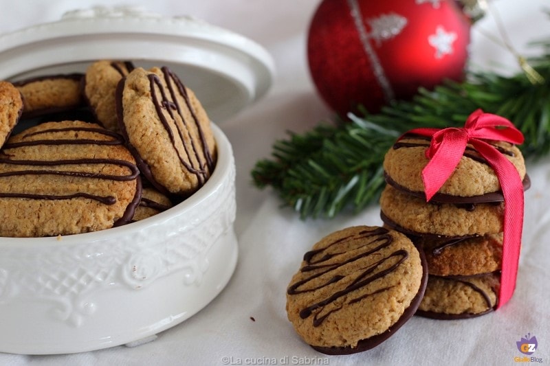Galletas de mantequilla de cacahuete y chocolate