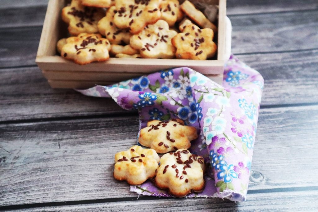 Galletas saladas para aperitivo