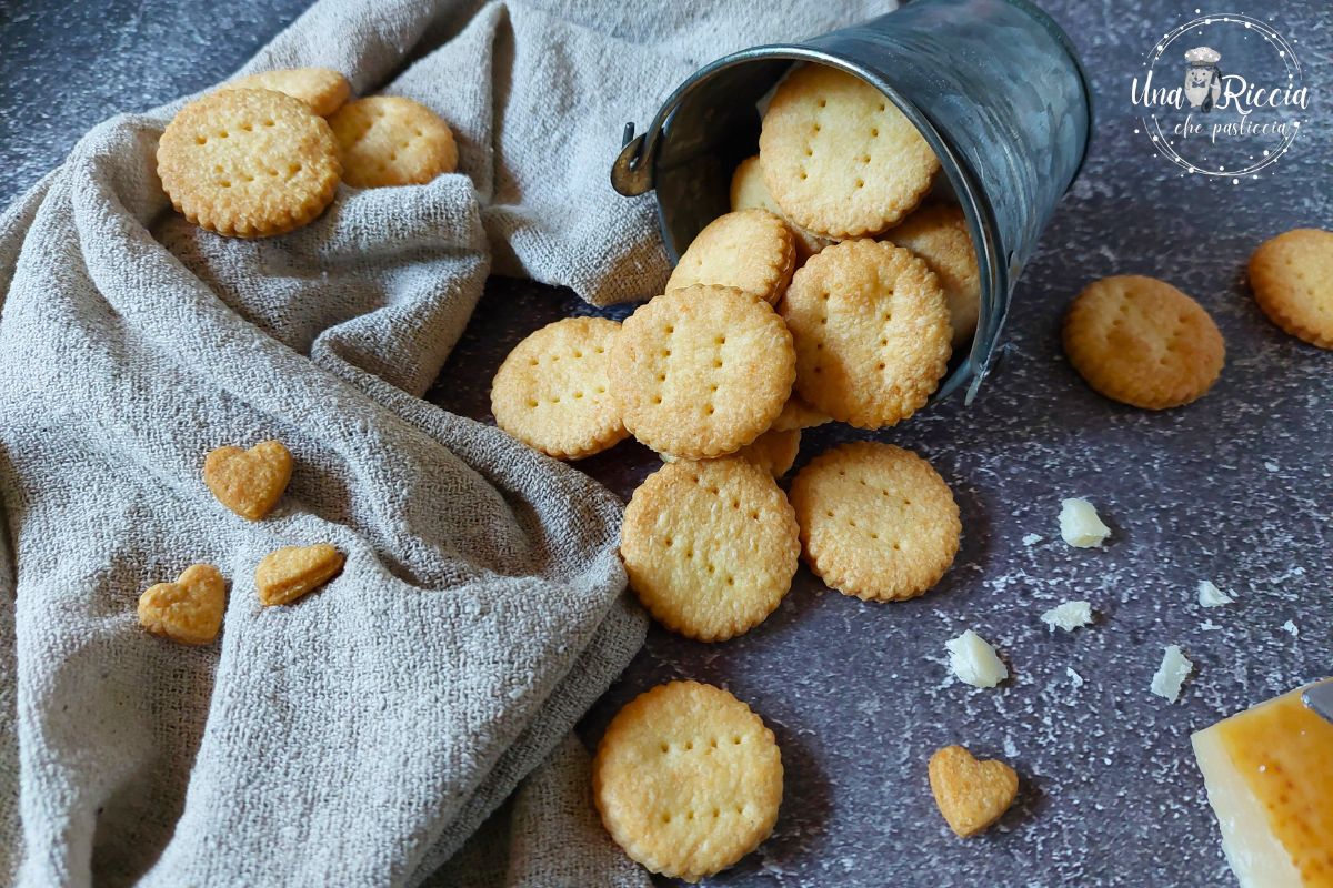 Galletitas saladas o crackers de queso