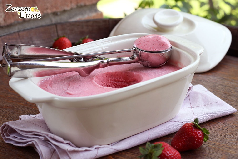 helado de fresa