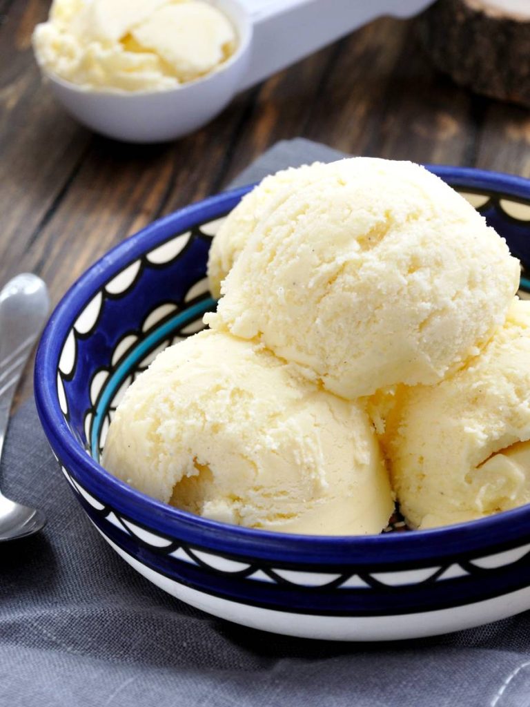helado de vainilla