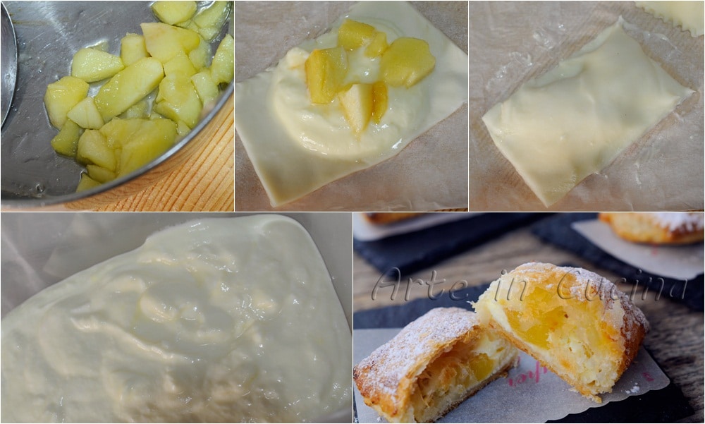 HOJALDRINAS de MANZANA y RICOTTA