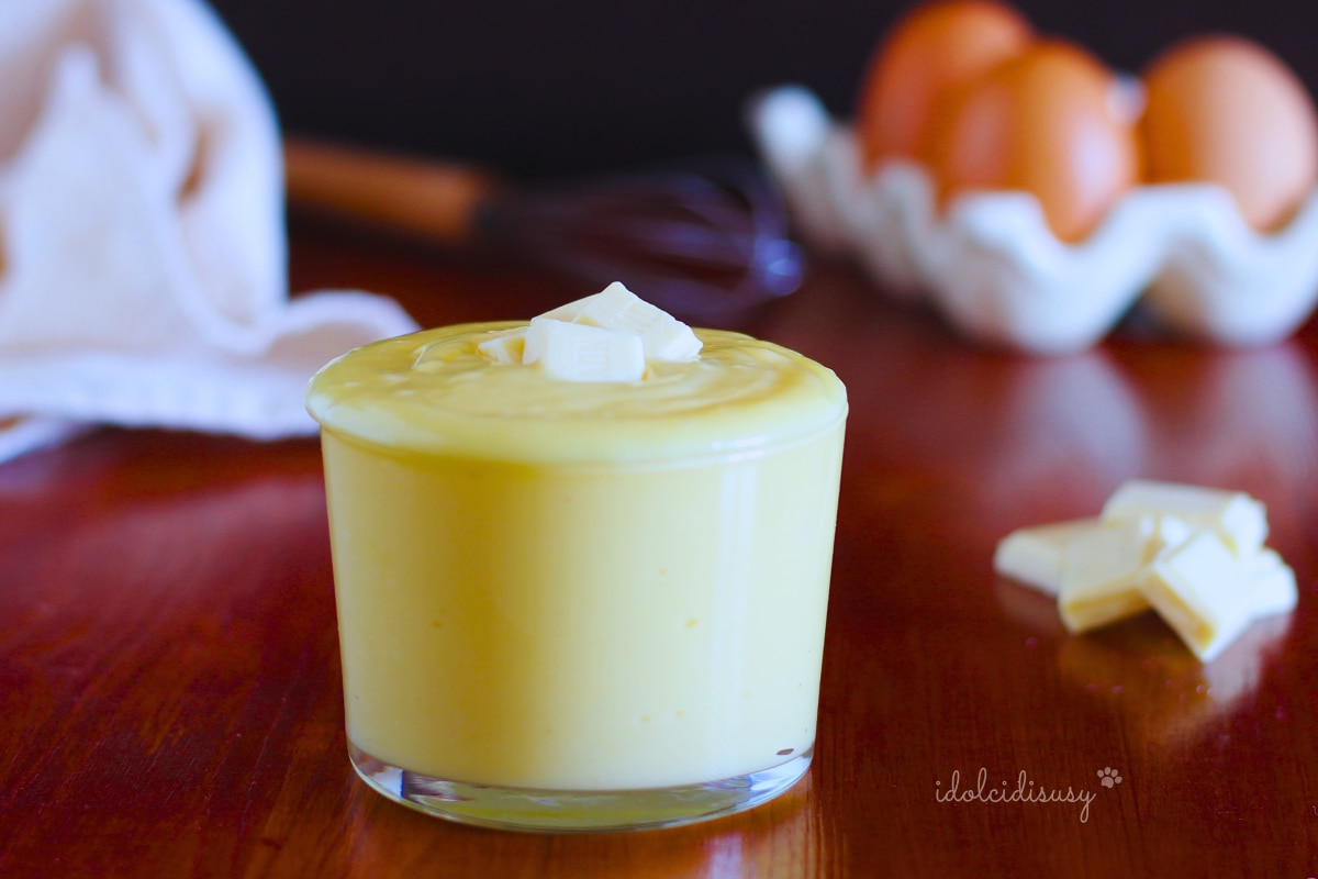 Crema de chocolate blanco