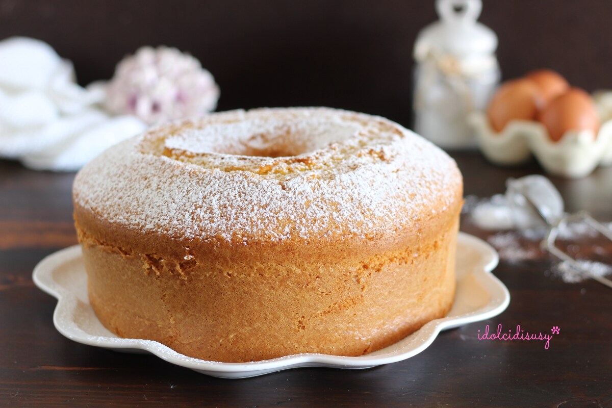Chiffon cake de limón