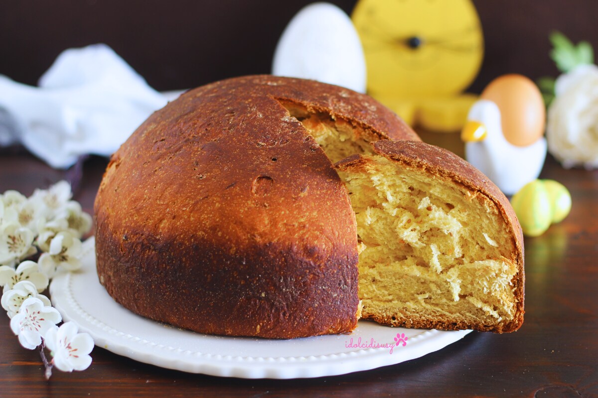 Pizza dulce de Pascua