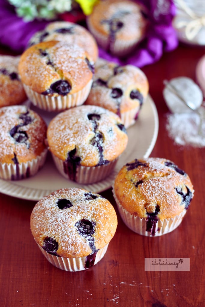 idolcidisusy Muffin de arándanos y yogur