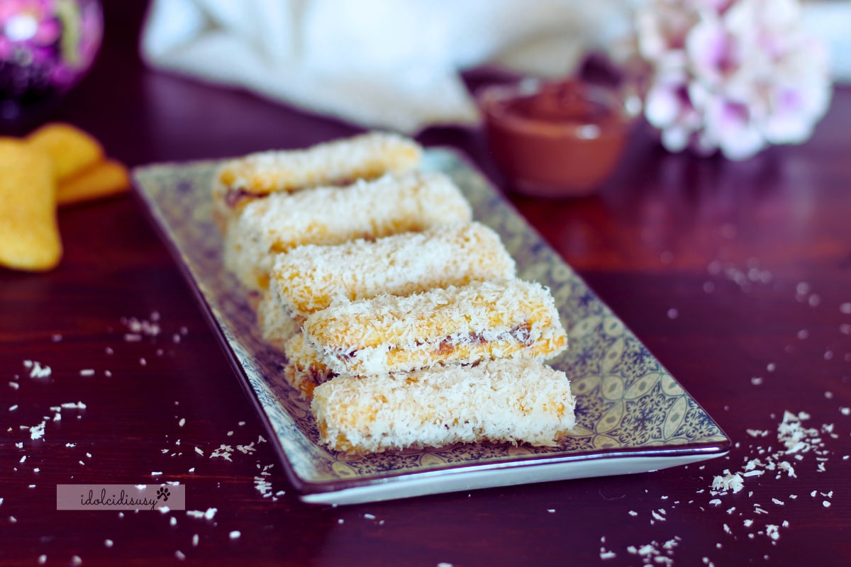 Pavesini Nutella y coco – sin mascarpone