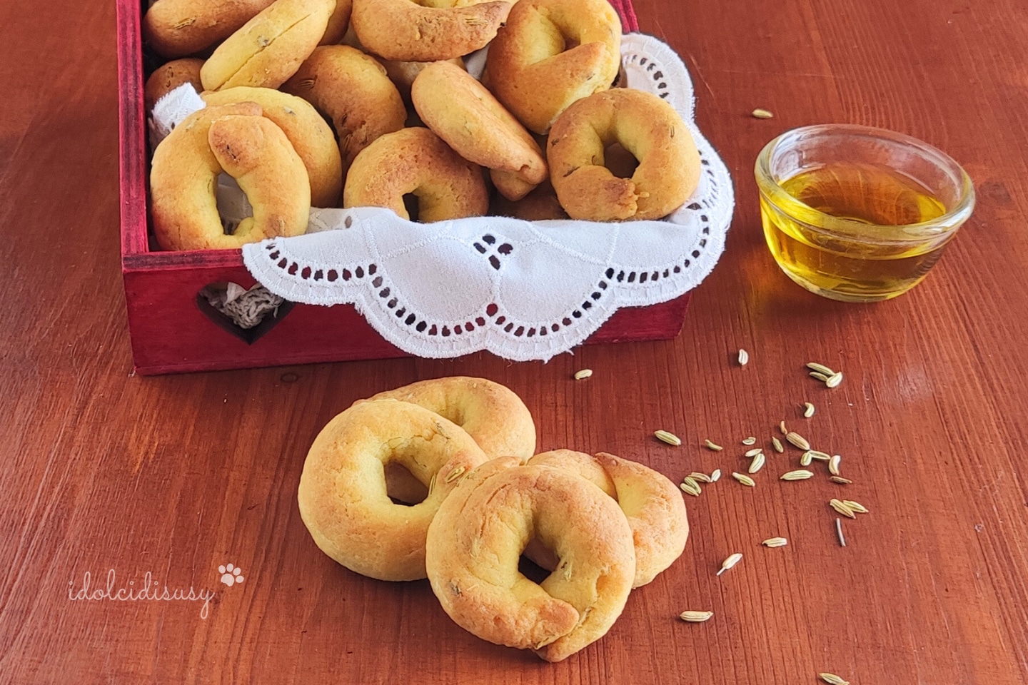 Taralli al hinojo