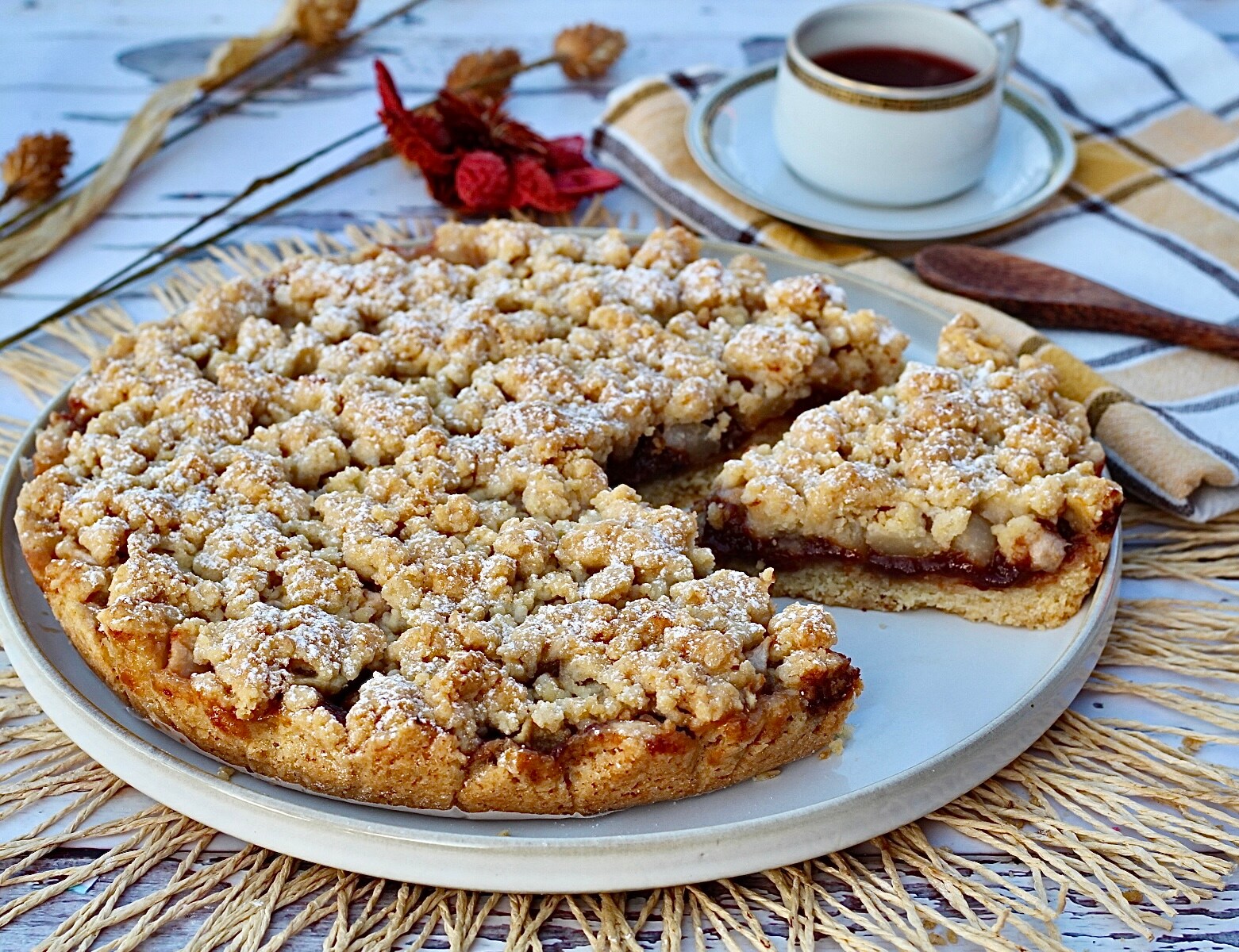 ¡Sbrisolona con doble relleno, doblemente deliciosa!