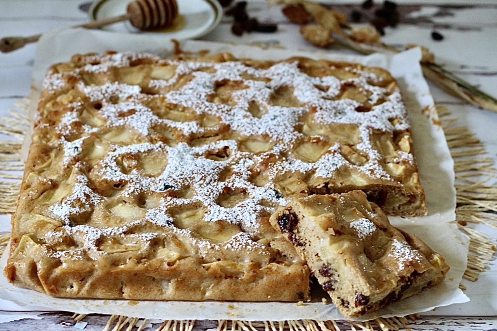 La tarta de manzana y pasas sin remordimientos