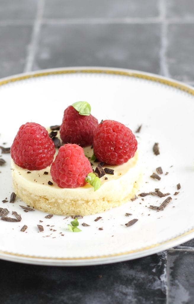 Mini cheesecake de Pavesini con aroma a limón