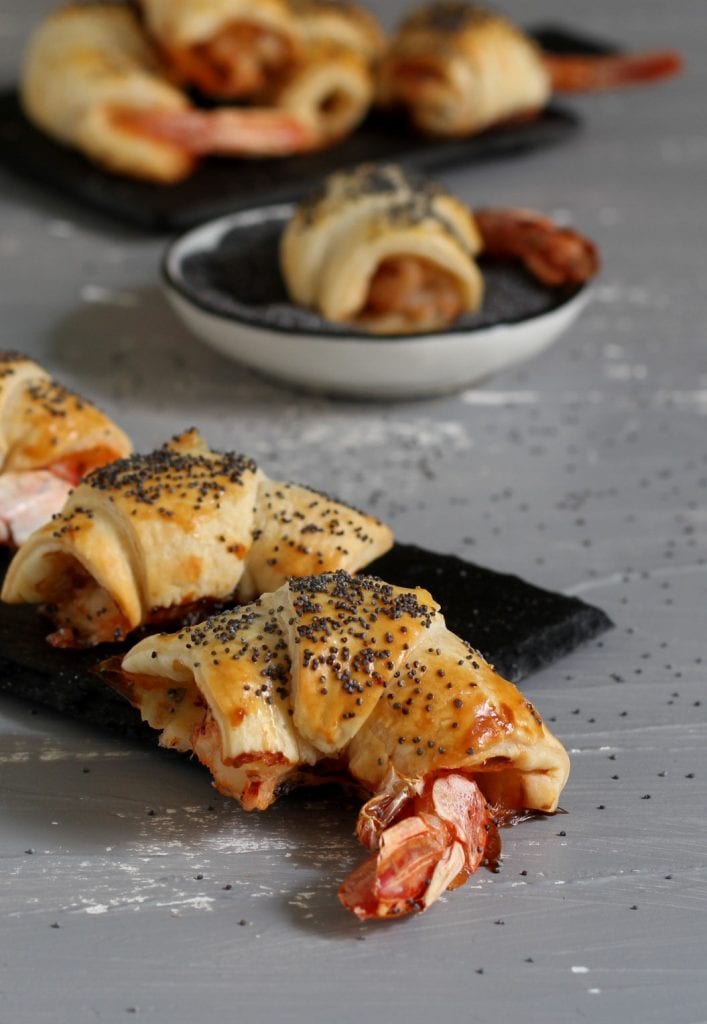 Langostinos en costra