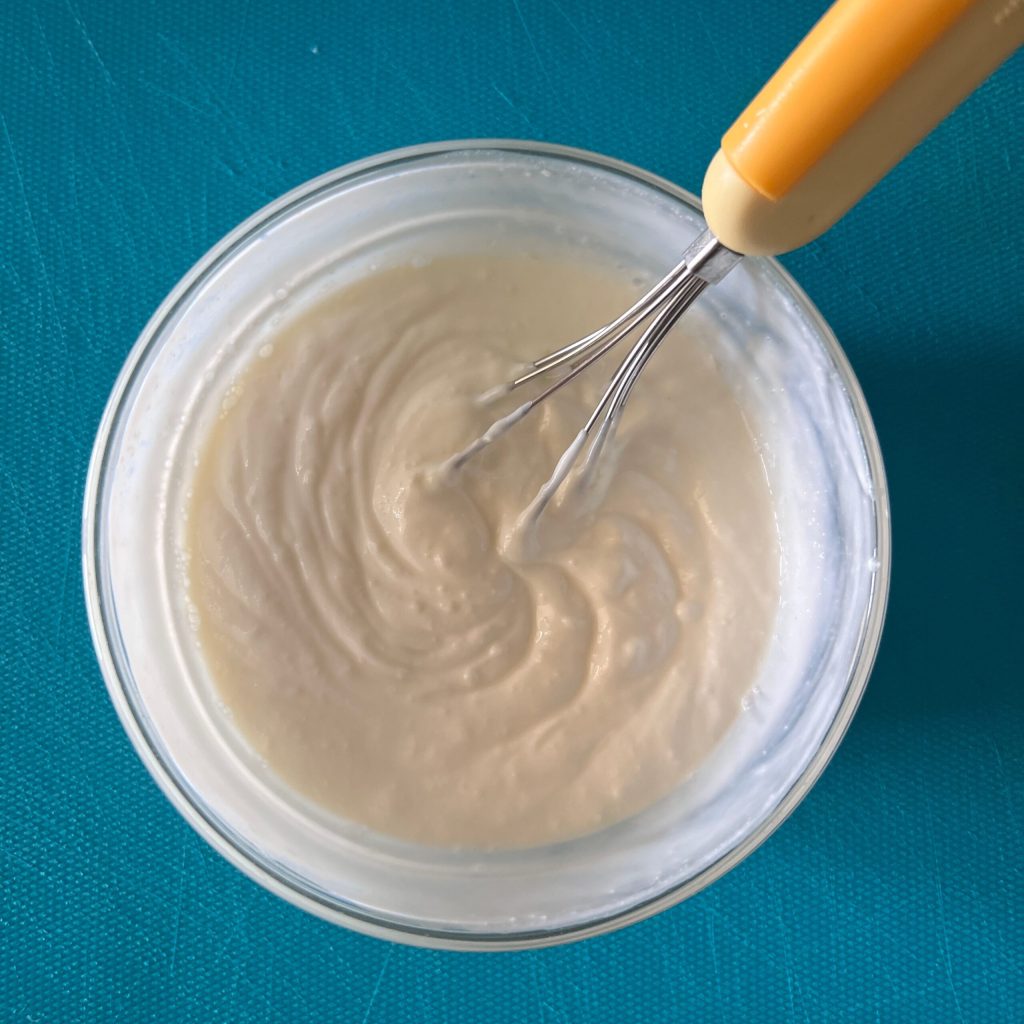 crema de queso crema para hacer las lasañas en vasococción
