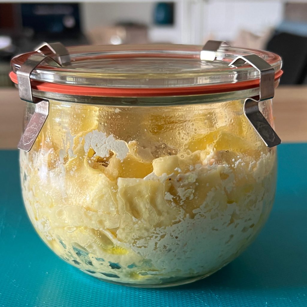 lasañas en blanco cocidas en tarro al microondas