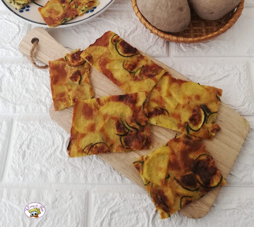 TORTA DE PATATAS Y CALABACINES