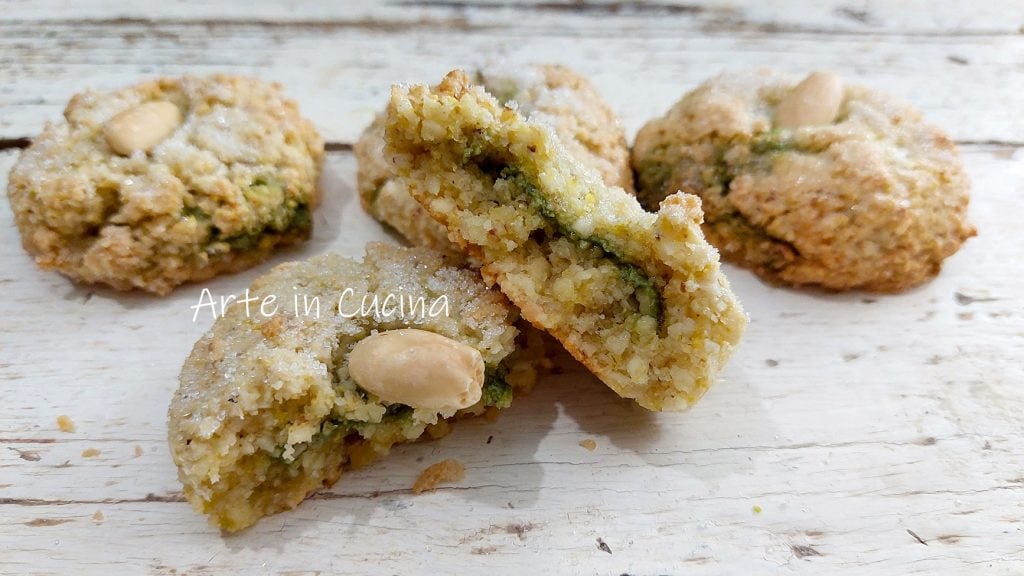 MANDORLETTE de PISTACHO galletas de almendra