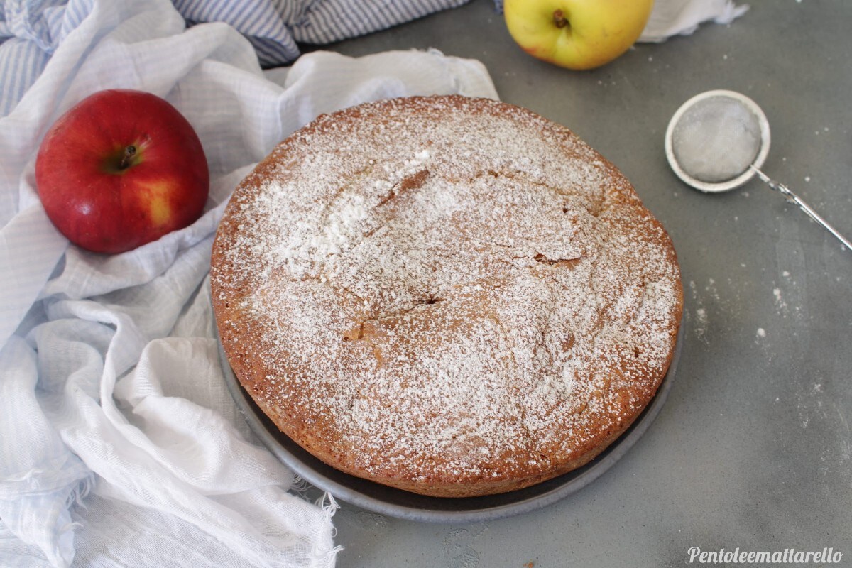 Tarta de manzana en la freidora de aire