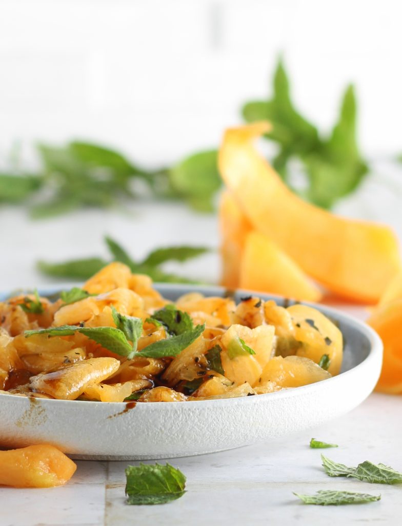 Ensalada de melón y menta fresca