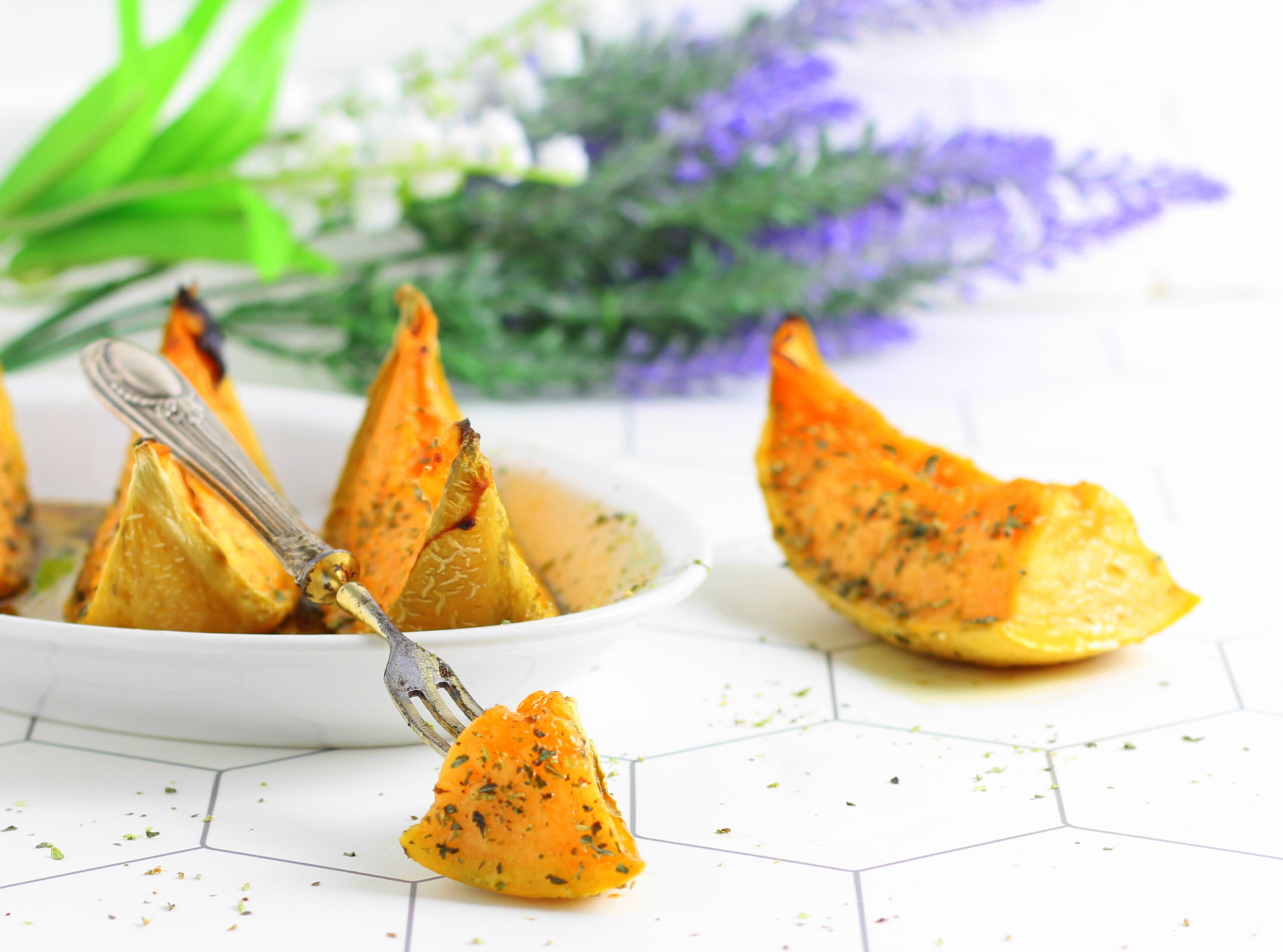 Melón al horno con vinagre balsámico