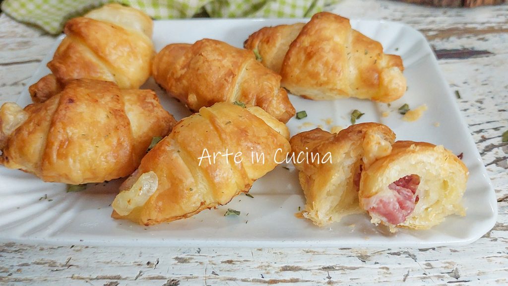 MINI CROISSANTS salados aperitivo en 5 minutos
