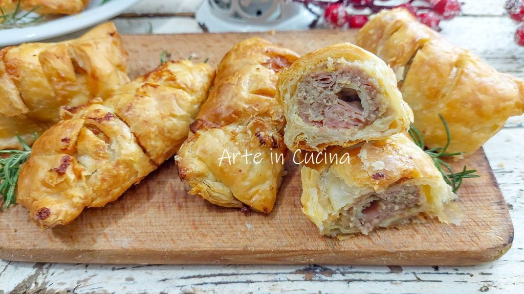 MINI ROLLOS DE CARNE en HOJALDRE