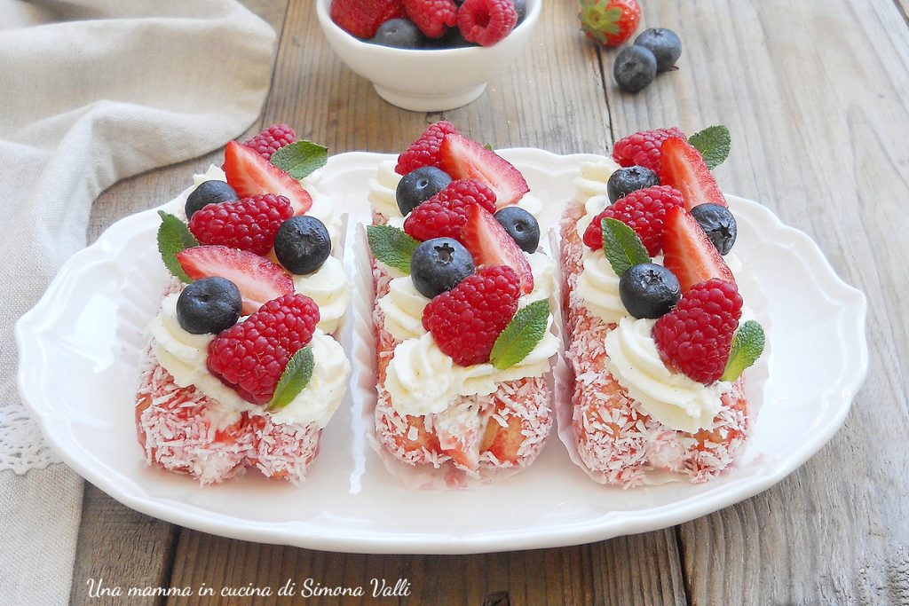 mini tiramisú con frutos del bosque oriz