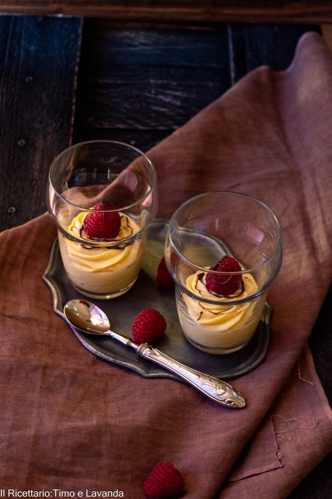 mousse de chocolate blanco