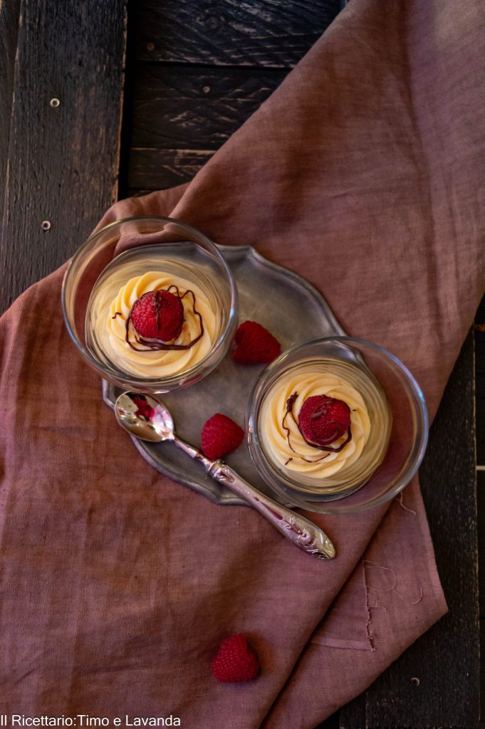 mousse de chocolate blanco