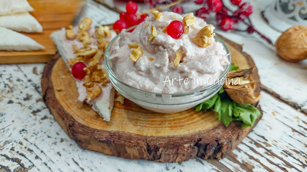 MOUSSE DE JAMÓN COCIDO y NUECES con philadelphia