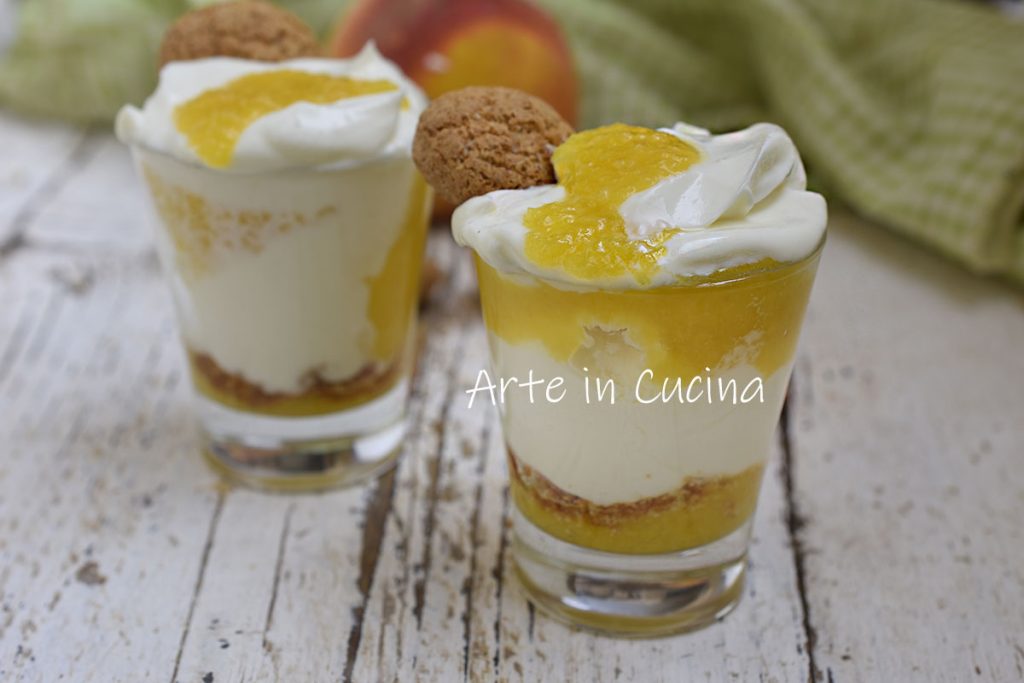 MOUSSE de MELOCOTONES con mascarpone