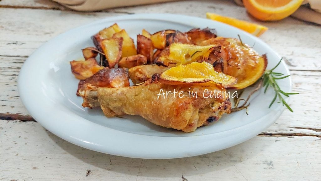 MUSLOS de POLLO y PATATAS al romero